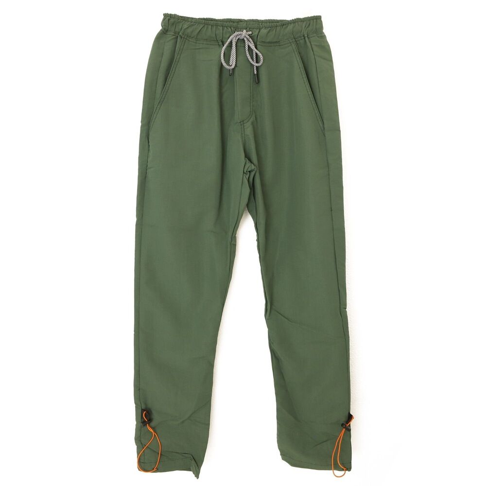 Major Threads Choa Tech Windbreaker Pant S Jogger Streetwear Olive Green NWT